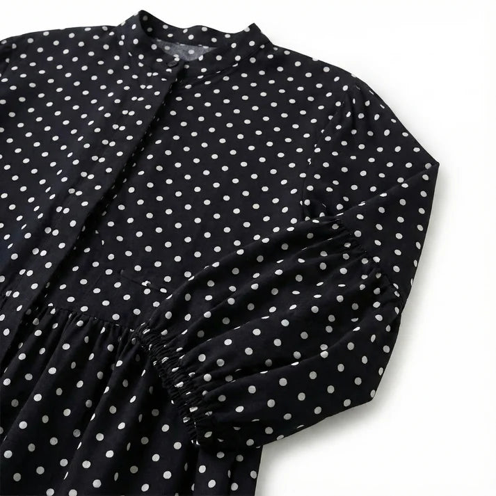 NIKONIKO™ – 多用途ドット柄マキシワンピース